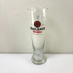 Paulaner Munchen WeiBbier Tall Swirl Pilsner Beer Glass Germany 0,5L SAHM